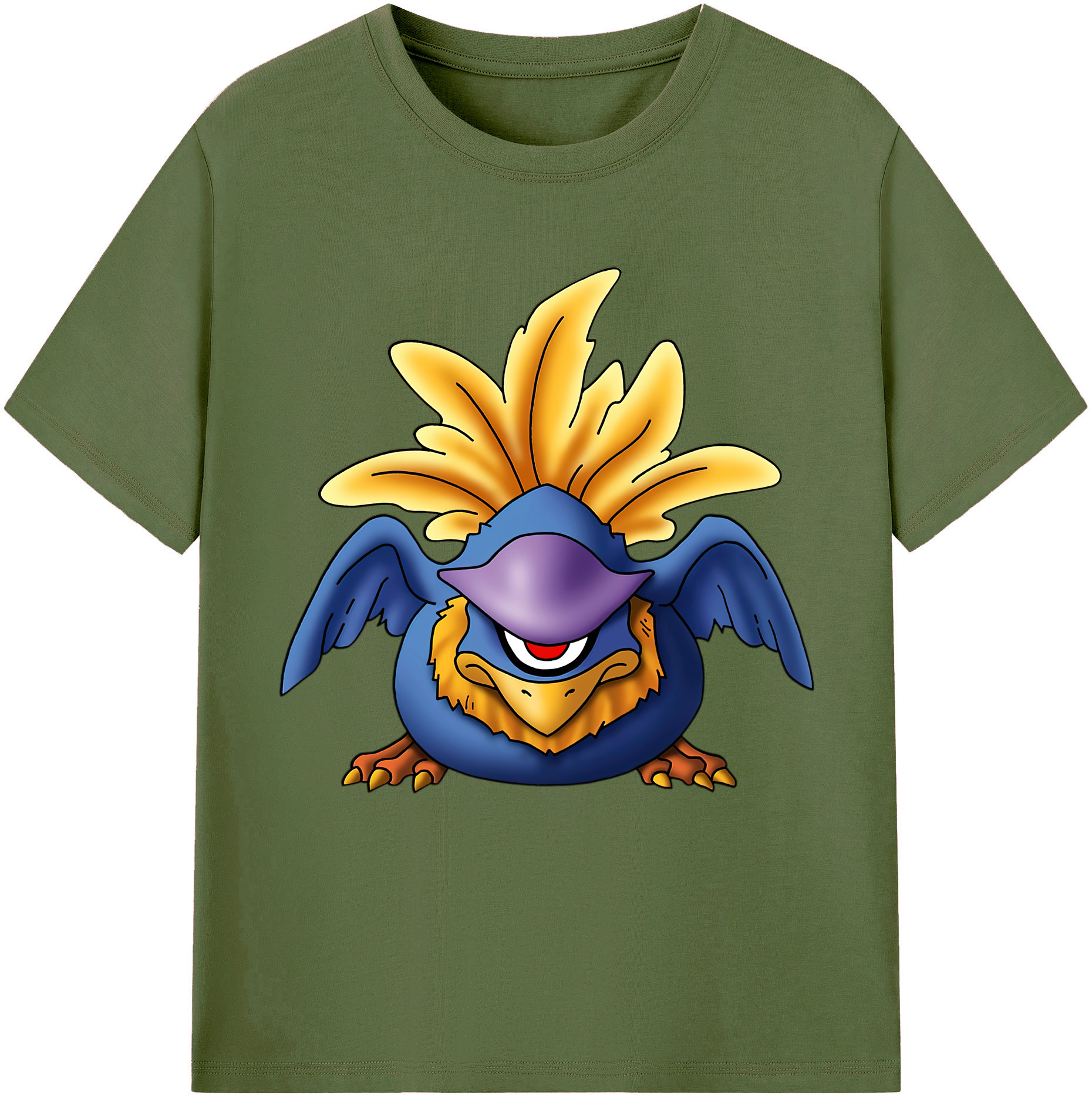 （画像用） ドラゴンクエスト Doragon Kuesuto Dragon Quest 綿100％半袖Tシャツ（フロントプリント）